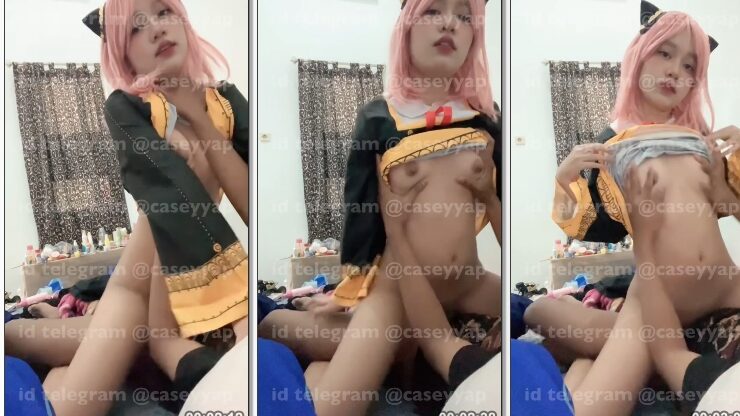 Caseyyap Cosplay Anya Forger Ngewe