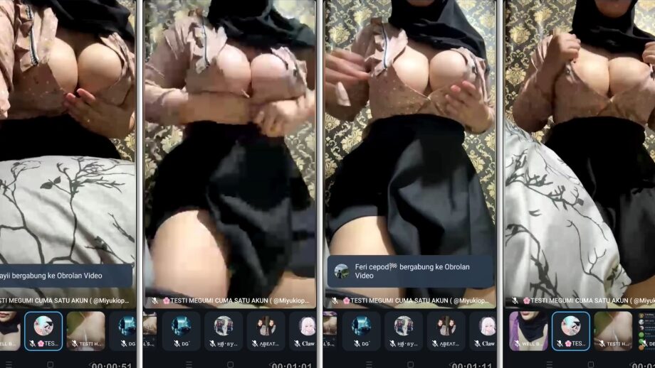 Megumi Tobrut Live di Telegram Pamer Toket